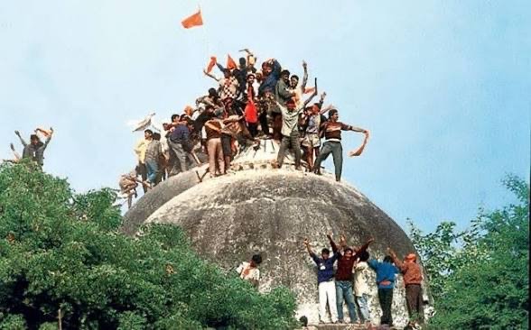 Disputed babri Mosque in Ayodhya