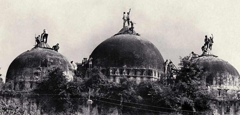 babri Mosque building